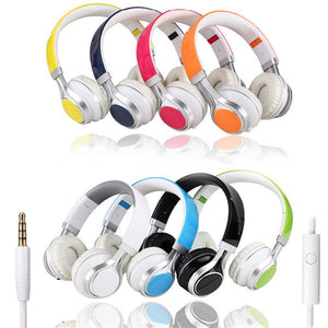 Fold Stereo Surround Mic 3.5mm Headbrand Earphone Headset for Samsung HTC LG