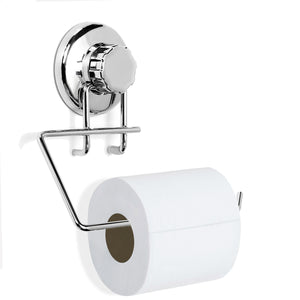 Powerful No-Drilling Vacuum Suction Cup Toilet Paper Holder Toilet Roll Holder for Bathroom Kitchen