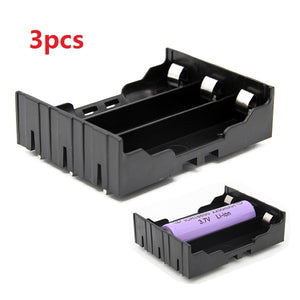 3pcs DIY 3-Slot 18650 Battery Holder With Pins