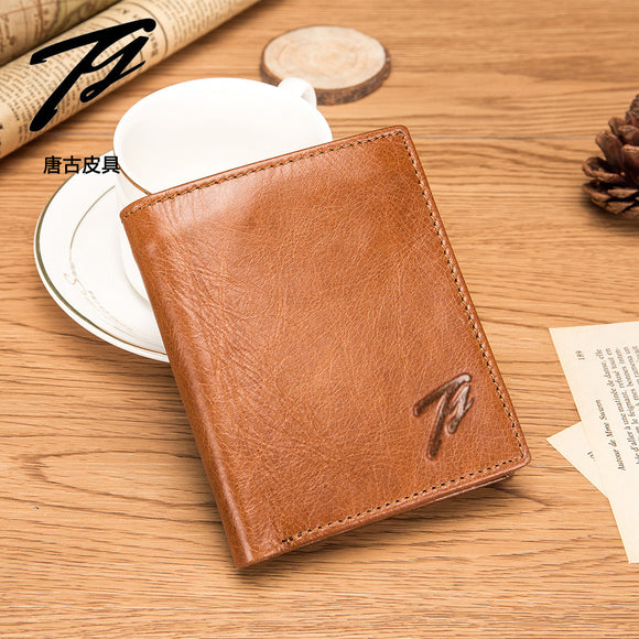 Men Genuine Leather 10 Card Slots Wallet Multifunctional Wallet