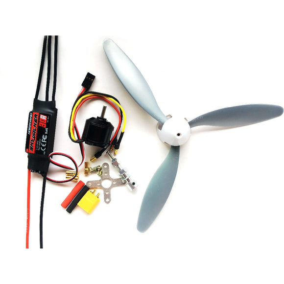 RC Airplane DIY Set Skywalker 30A ESC+1400KV 2212 Motor+3 Blade 8060 Propeller Power Combo