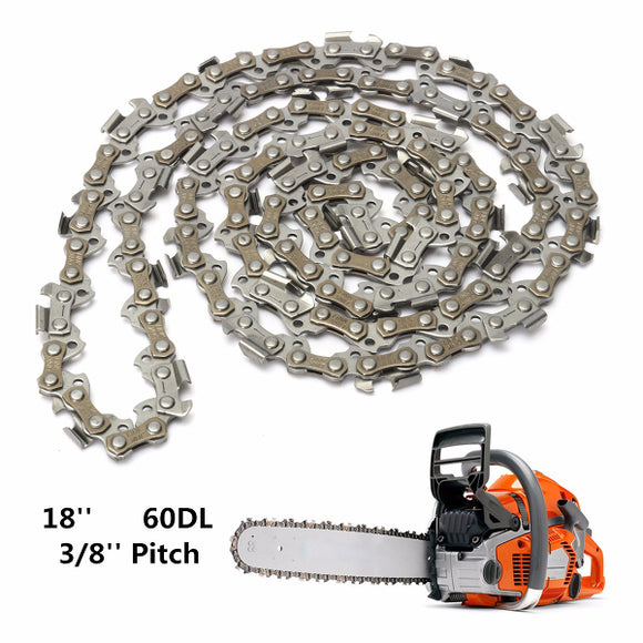 18 Inch 60 Drive Substitution Chain Saw Saw Mill Chain 3/8 Inch Links Pitch 050 Gauge