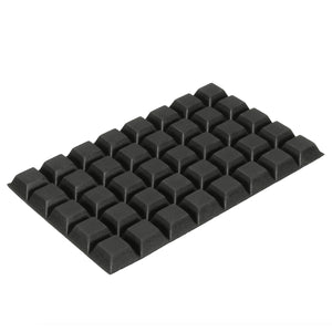 40Pcs Square Self Adhesive Stick on Rubber Feet Bumper Door Furniture Buffer Pad