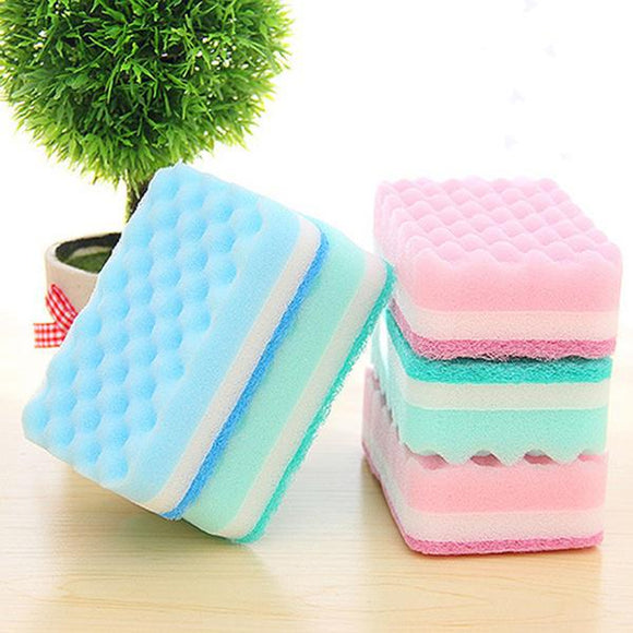 5Pcs/1Set Kitchen Thick Wavy Dish Cleaning Cloths