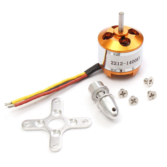 A2212 KV1400 Brushless Motor For RC Multirotor Aircraft Model Airplane Hobby