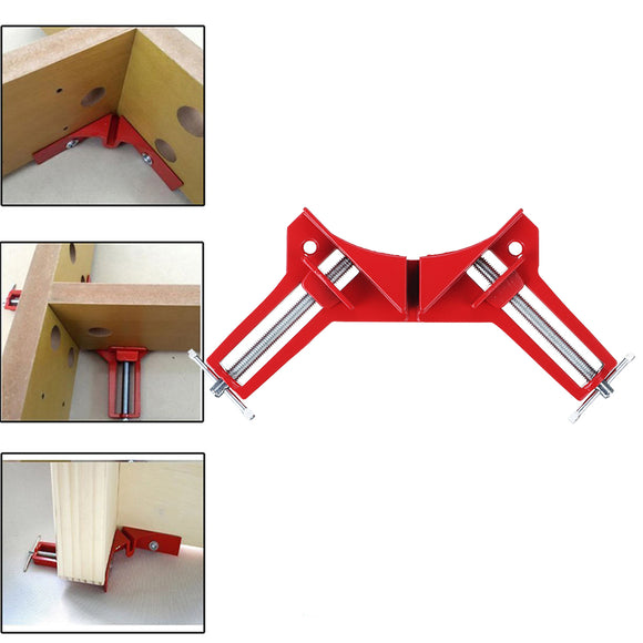 2Pcs 90 Degree Right Angle Picture Frame Corner Clamp Holder Woodworking Hand Kit Red