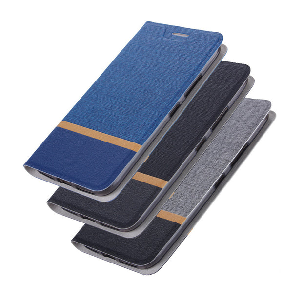 Classic Slim Flip PU Leather With Steel Protective Case For Xiaomi Mi6 Mi 6