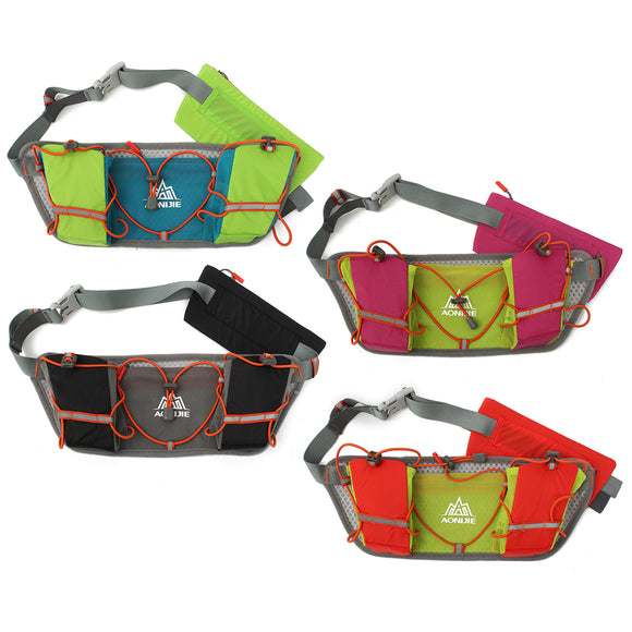 AONIJIE Running Waist Bag Outdooors Multifunction Light Weight Water Bottle Holder Belt