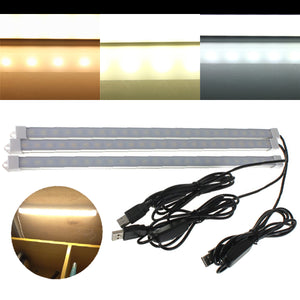 35CM 7W 24 SMD 5630 Warm White/Natural White/Pure White USB Rigid Strip Light DC 5V