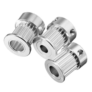 GT2 Timing Pulley 20Teeth Alumium Gear Bore 5MM 6.35MM 8MM For GT2 Belt Width 10mm For 3D Printer