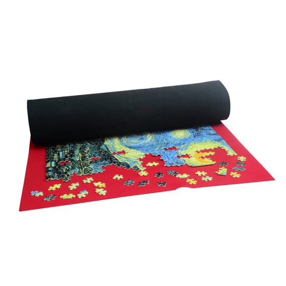 90 x 65cm Puzzles Mat Jigsaw Diving Cloth Mat Blanket Waterproof Mat Blanket