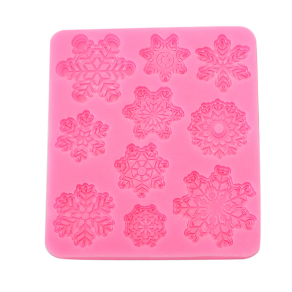 Food Grade Silicone Cake Mold DIY Chocalate Cookies Ice Tray Baking Tool Flower Shape