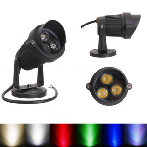 10W LED Flood Spotlight With Cap For Garden Yard Path IP65 AC 85-265V