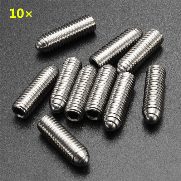 10Pcs M8 Stainless Steel Hex Socket Cap Screws Spring-Head Screws