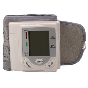 HQ-806 Digital Wrist Blood Pressure Monitor Meter Sphygmomanometer