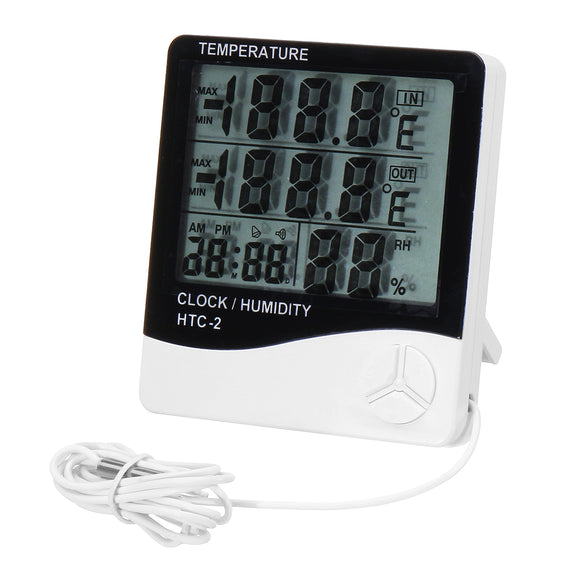 Multifunction Digital LCD Thermometer Hygrometer