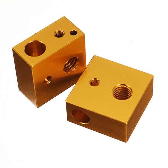 Creality 3D 2PCS MK7/MK8 20*20*10mm Aluminum Heating Block For 3D Printer