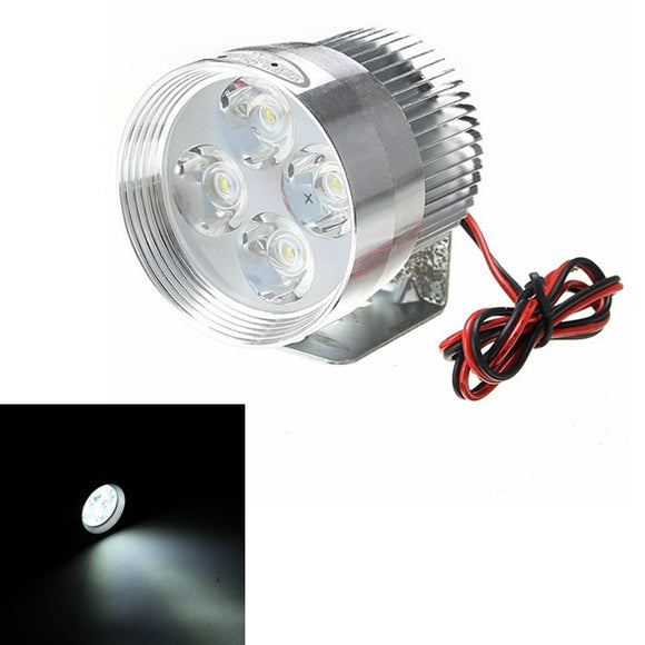 JCAA Electric Bicycle Motorcycle 10W Headlight Lamp Body Shell Color Random Delivery