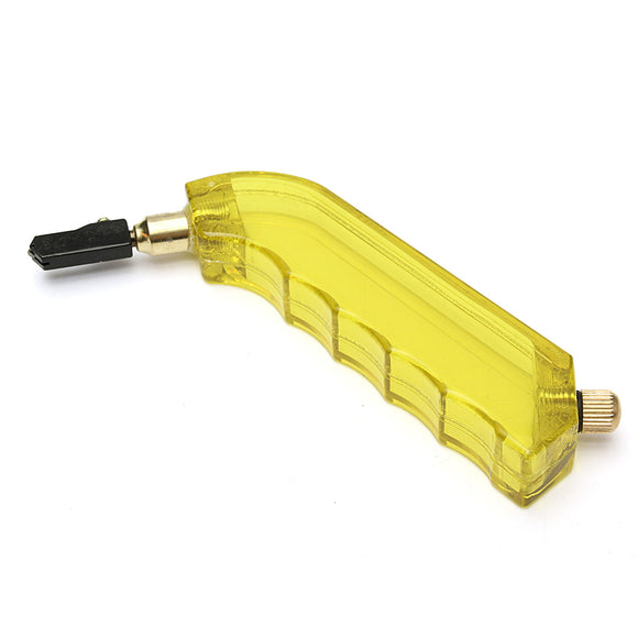 Handheld Grip Color Glass Cutter Tungsten Carbide Yellow