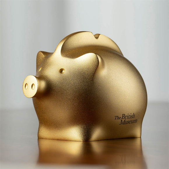 Creative Gold Pig Shaped Piggy Bank Home Furniture Desktop Collection Decorations from Xiaomi Youpin