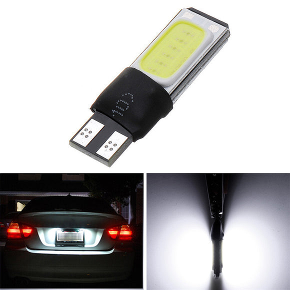 T10 W5W COB LED Car Side Marker Lights Lamp Wedge Bulb Canbus No Error 6W 12V White 1Pcs