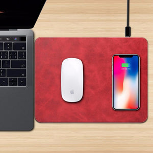 Bakeey Qi Wireless Charger Mouse Pad for iPhone X 8 8Plus Samsung S8 Plus Note 8