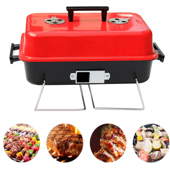 IPRee Portable BBQ Grill Rack Stove Picnic Charcoal Meat Cooking Machine