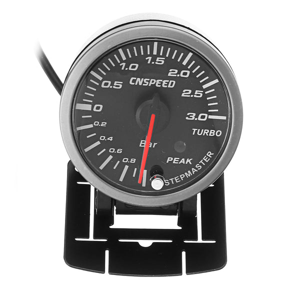 2.5 inch 60mm LED Turbo Boost Vacuum Pressure Car Gauge Meter Pointer Universal