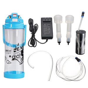 3L 0.8Gal Electric Sheep Goat Milker Goat Milking Machine Milker Inflation Tools Kit Double Head