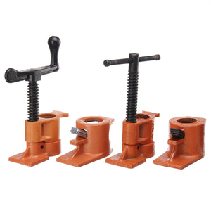 Wood Gluing Pipe Clamp 3/4 Inch Heavy Duty Woodworking Cast Iron Pipe Clamp