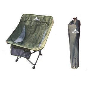 Outdoor Portable Folding Chair Camping Picnic BBQ Beach Seat Stool Max Load 90kg