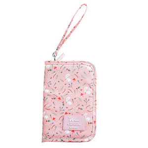 Travel Passport Holder Multi-function Document Storage Bag Set Change Folder Cute Cartoon Waterproof