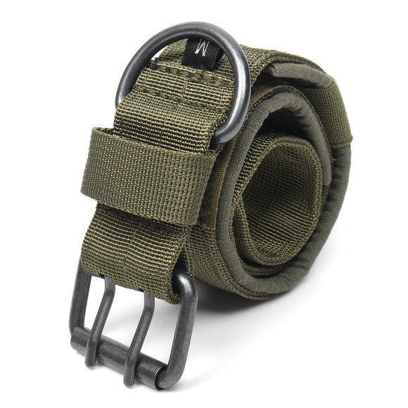 Nylon Tactical Dog Collar Military Adjustable Training Dog Collar with Metal D Ring Buckle L Size