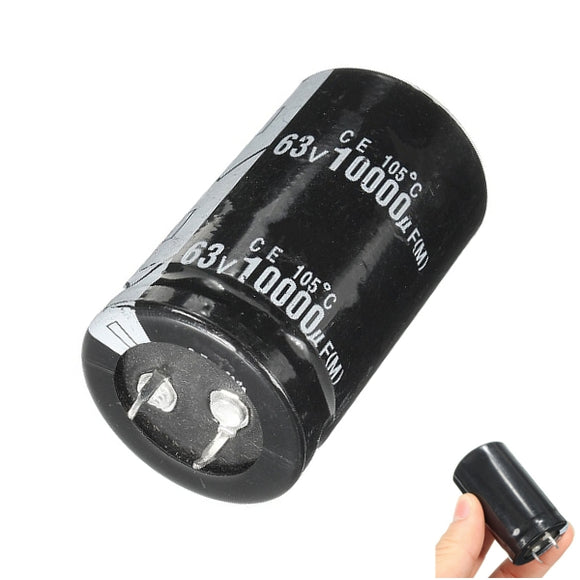 63V 10000UF 105 High Frequency Temp Electrolytic Capacitor 30mm x 50mm Long Life