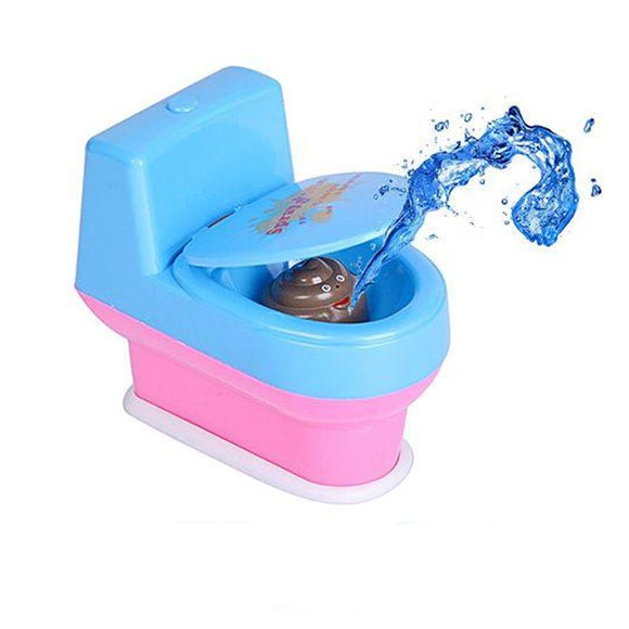 Mini Prank Squirt Spray Water Toilet Closestool Joke Gag Toy Surprise Gift