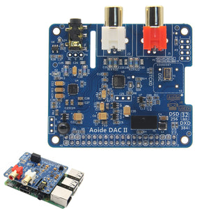 DAC II Hifi Sound Card 384-kHz/32-bit DSD/APE/FLAC/WAV Music Player Audio Expansion Board ES9018K2M