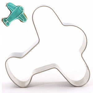 Plane Shape Stainless Steel Cookie Cutter Fondant Cake Mold