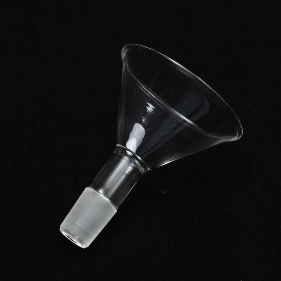 90mm 24/29 Joint Glass Powder Funnel Laboratory Glassware 90mm Top Diameter