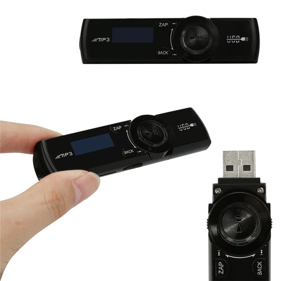 Multifunctional LCD USB MP3 Player Media FM Radio Micro SD TF Card with Headphones