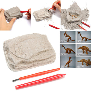 Dinosaur Excavation Kit Archaeology Dig Up History Skeleton Fun Kids Toy Gift