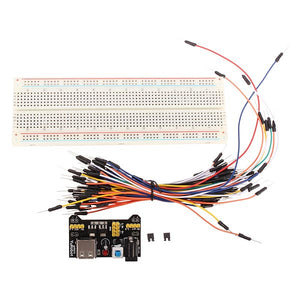 3pcs Geekcreit MB-102 MB102 Solderless Breadboard + Power Supply + Jumper Cable Kits For Arduino