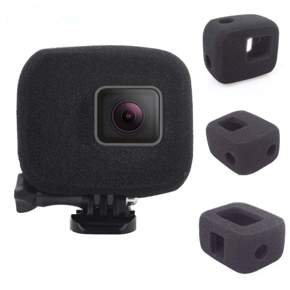 1PC Sponge Windshield for Gopro Hero 5/6 Sport Camera Black