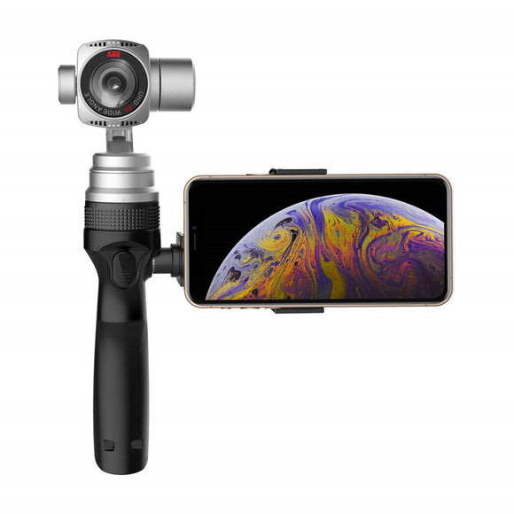 AEE Slate Elite Plus 3 Axis Handheld Gimbal 4K Wifi 80 Degree Camera Auto Follow Stabilizer Smartphone