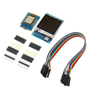 Mini D1 ESP-12F N ESP8266 Development Board + 1.6 inch TFT LCD Screen Module with DuPont Line For Arduino