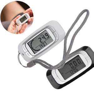 3D Sensor Running Walking Pedometer Steps Counter Calorie Burnt Calculator