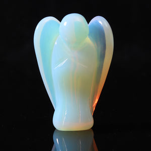 Reiki Energy Opal Healing Angel Spiritual Stone Psychic Chakra Guardian Gemstone