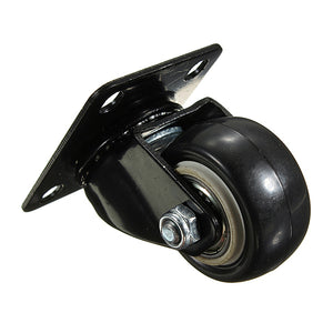 Heavy Duty PU Swivel Castor Wheels Trolley Furniture Caster Rubber