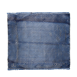 33x30cm 200gsm Blue Mixed Carbon Fiber Cloth And Aramid Blended Fabric Plate Plain Weave Matte