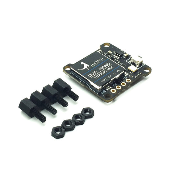 HGLRC DVR NANO Mini Video Recorder Support Record Playback SD Card For FPV Camera Monitor