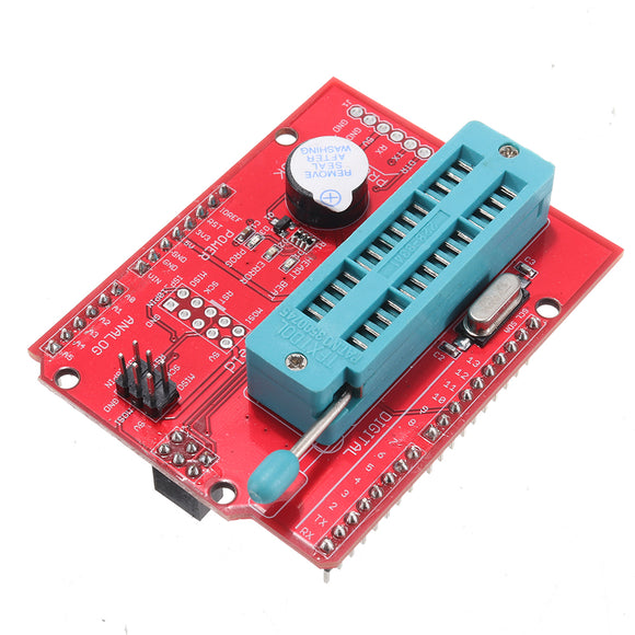 AVR ISP Bootloader Shield Burning Programmer for Atmega328P with Buzzer and Indicator for UNO R3